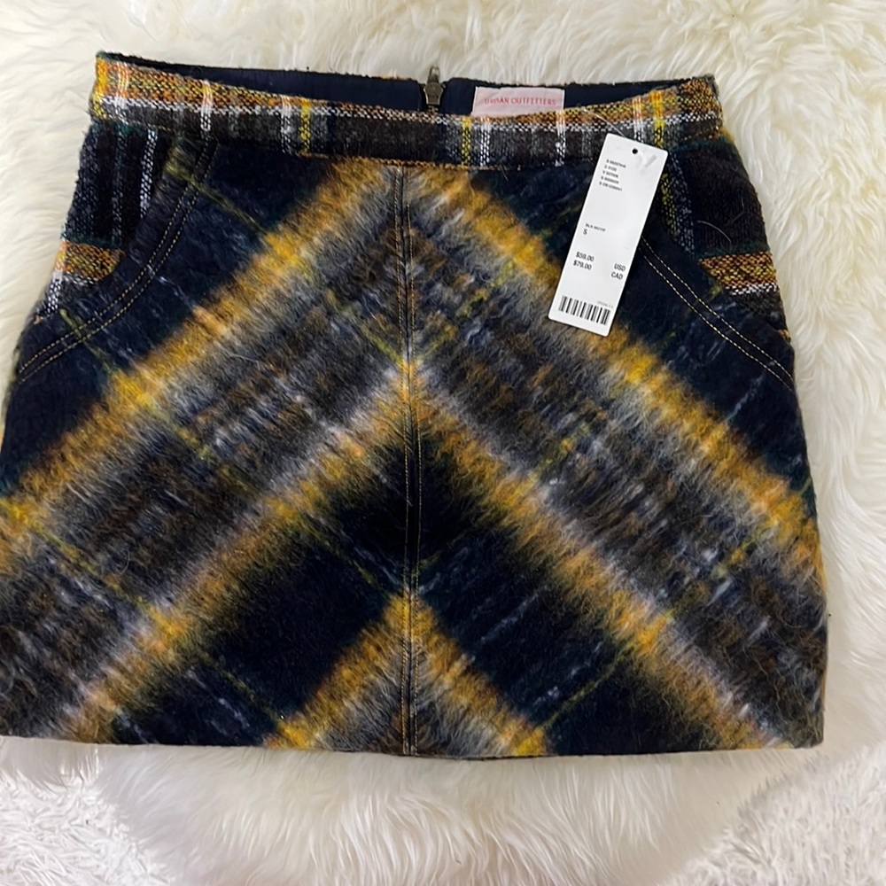 Urban outfitters fuzzy skirt